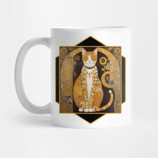 Gustav Klimt Cat Mug